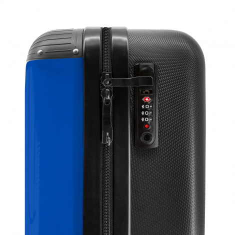 Koffer - Blauw - Effen-3