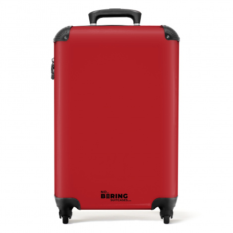 Koffer - Rood - Effen