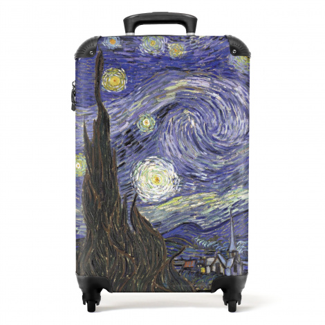 Koffer - Van Gogh - Sterrenhemel - Kunst - Oude meesters - Blauw
