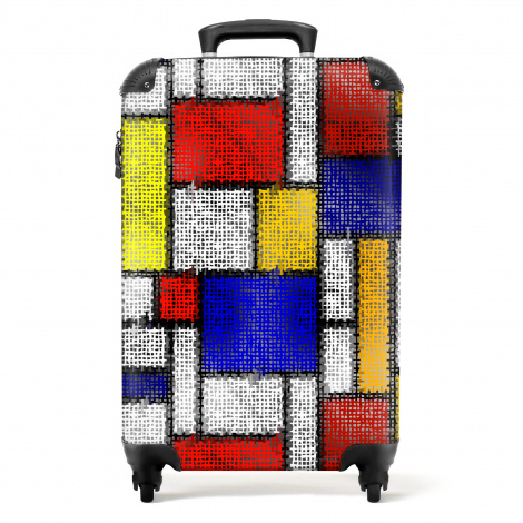 Koffer - Patroon - Kunst - Mondriaan - abstract