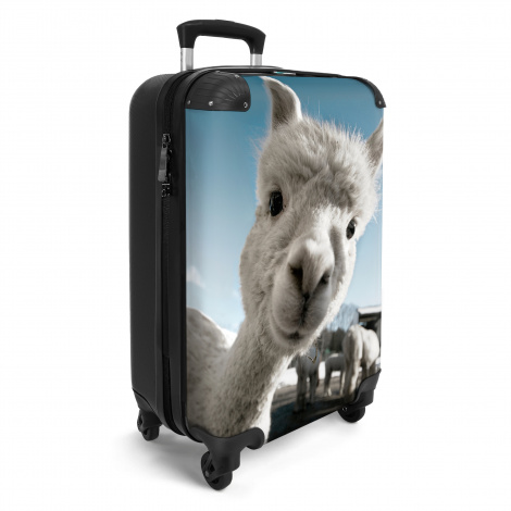 Koffer - Alpaca - Wit - Dieren-2