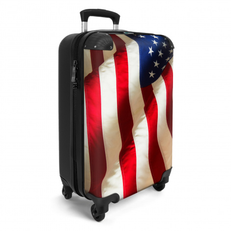 Koffer - Amerikaanse vlag - Rood - Blauw - USA-2