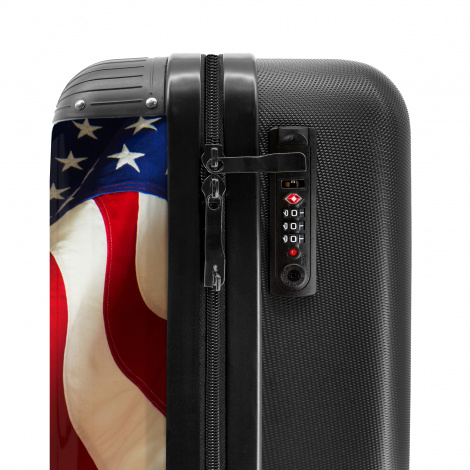 Koffer - Amerikaanse vlag - Rood - Blauw - USA-3