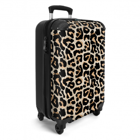 Koffer - Dierenprint - Bruin - Panter-2