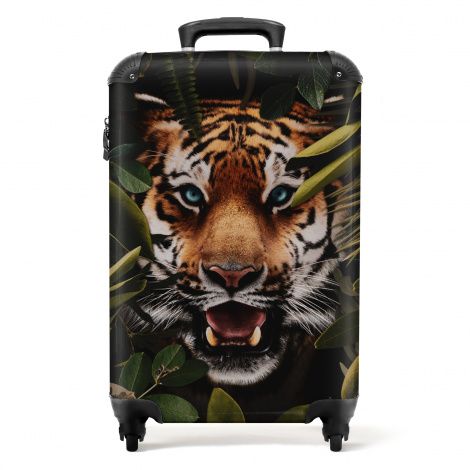 Koffer - Tijger - Bladeren - Wilde dieren - Jungle - Natuur
