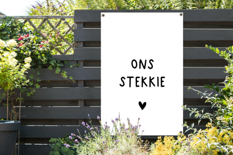 Tuinposter Ons stekkie - Quotes - Spreuken - Tuinposter-thumbnail-2