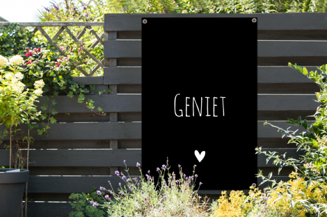 Tuinposter Spreuken - Geniet - Quotes - Tuin-2