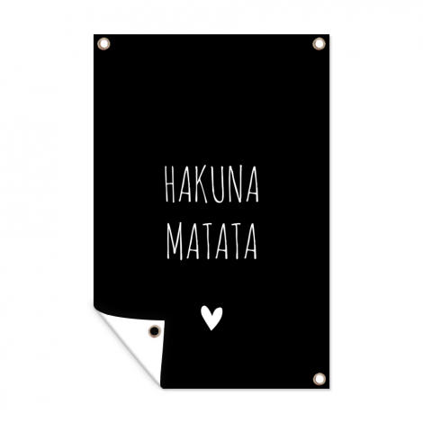 Outdoor Poster - Zitate - Sprichwörter - Hakuna matata-1
