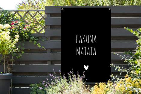 Outdoor Poster - Zitate - Sprichwörter - Hakuna matata-2