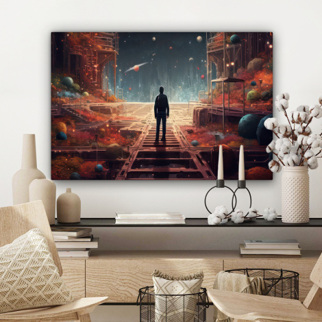 Leinwandbild - Außerirdisch - Astronaut - Planeten - Weltraum-3