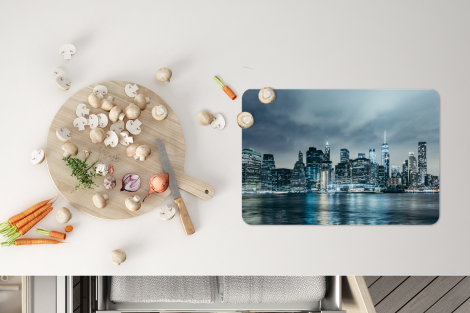 Premium placemats (6 stuks) - New York - Skyline - Winter - 45x30 cm-thumbnail-4