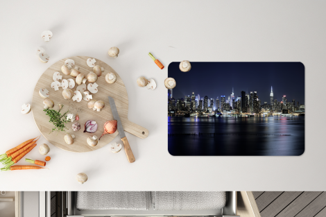 Tischset (6er Set) - New York - Sternenhimmel - Empire State Building - 45x30 cm-thumbnail-4