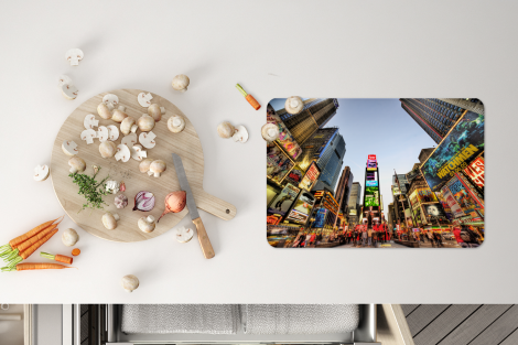 Premium placemats (6 stuks) - New York - Nacht - Plein - 45x30 cm-thumbnail-4