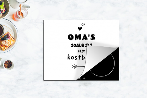 Inductiebeschermer - Quotes - Oma's zoals jij zijn kostbaar - Spreuken - Oma-4