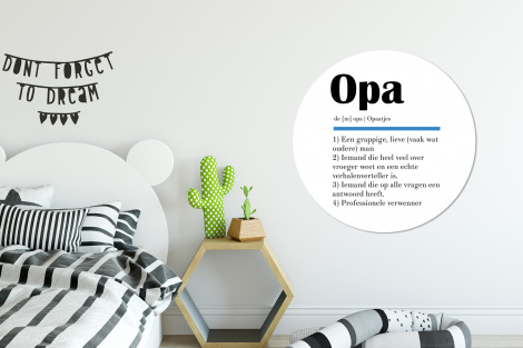 Muurcirkel - Quotes - Opa betekenis - Spreuken - Woordenboek-2