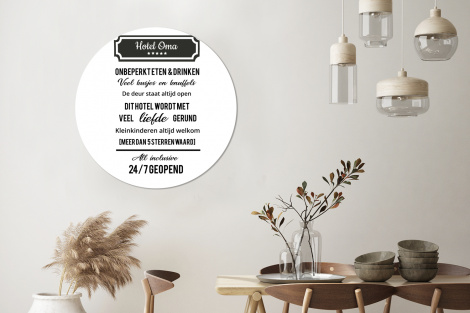 Muurcirkel - Hotel oma - Spreuken - Oma - Quotes-3