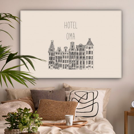 Canvas - Spreuken - Hotel oma - Oma - Quotes-2