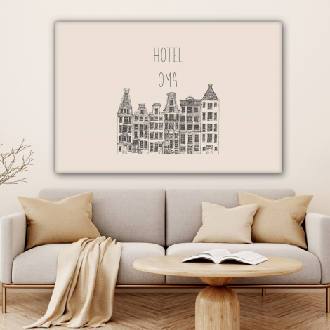 Canvas - Spreuken - Hotel oma - Oma - Quotes-4