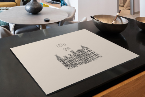 Inductiebeschermer - Spreuken - Hotel oma - Oma - Quotes-2