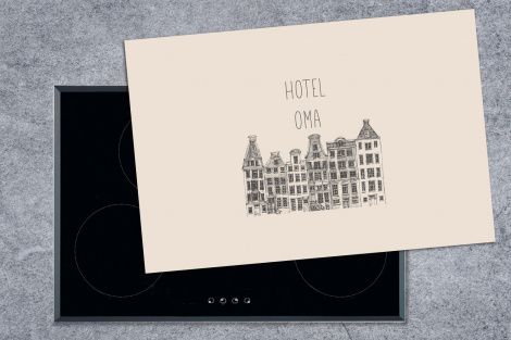 Inductiebeschermer - Spreuken - Hotel oma - Oma - Quotes