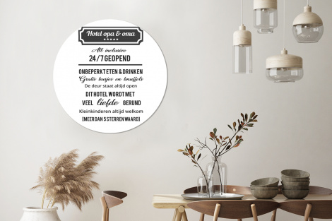 Muurcirkel - Hotel opa & oma - Spreuken - Opa - Quotes - Oma-3