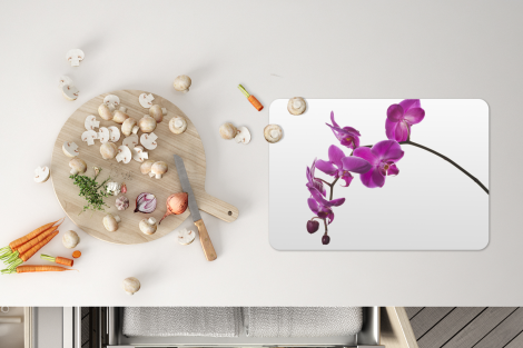 Premium placemats (6 stuks) - Orchidee tegen witte achtergrond - 45x30 cm-thumbnail-4