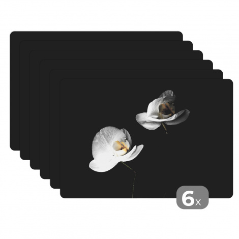 Premium placemats (6 stuks) - Vallende orchidee - 45x30 cm-1