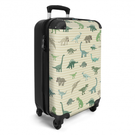 Koffer - Dino - Patronen - Bruin - Jongens - Kind-2