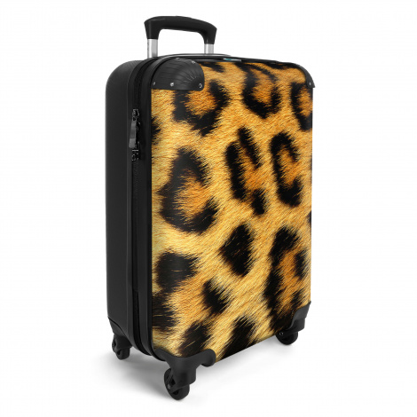 Koffer - Dierenprint - Panter - Bruin - Vrouwen-2