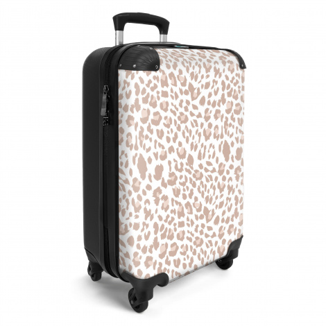 Koffer - Dierenprint - Bruin - Safari - Vrouw - Panter-2