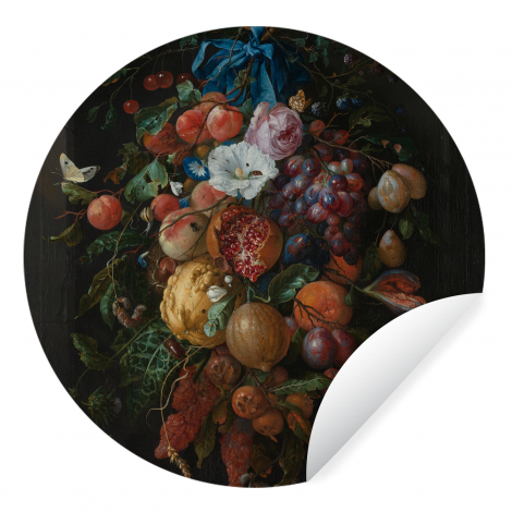 Behangcirkel - Festoen van vruchten en bloemen - Schilderij van Jan Davidsz. de Heem-1
