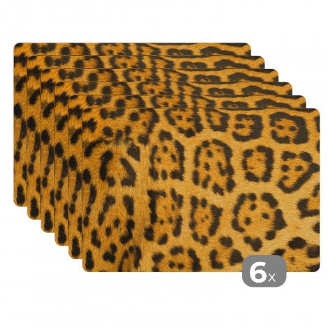Tischset (6er Set) - Leopardenmantel - 45x30 cm