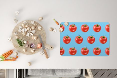 Premium placemats (6 stuks) - Tomaten - Groenten - Blauw - 45x30 cm-thumbnail-4