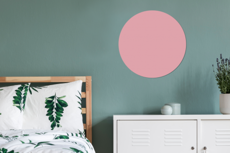 Runde Tapete - Rosa - Farben - Innenraum - Einfarbig - Farbe-4