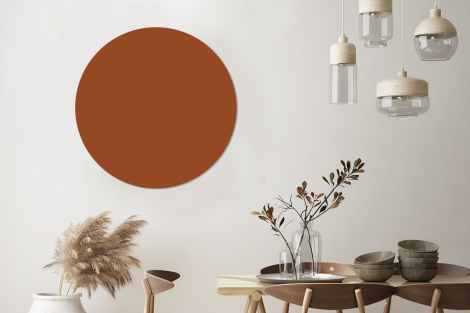 Behangcirkel - Terracotta - Bruin - Palet - Effen - Kleuren - Kleur-3