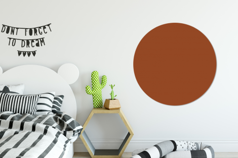 Behangcirkel - Terracotta - Bruin - Palet - Effen - Kleuren - Kleur-2