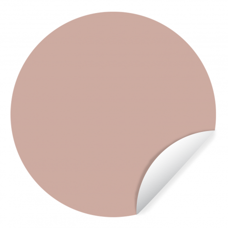 Runde Tapete - Rosa - Palette - Einfarbig - Einfarbig rosa-thumbnail-1