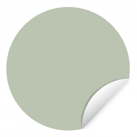 Runde Tapete - Farbe - Mintgrün - Innenausstattung-1