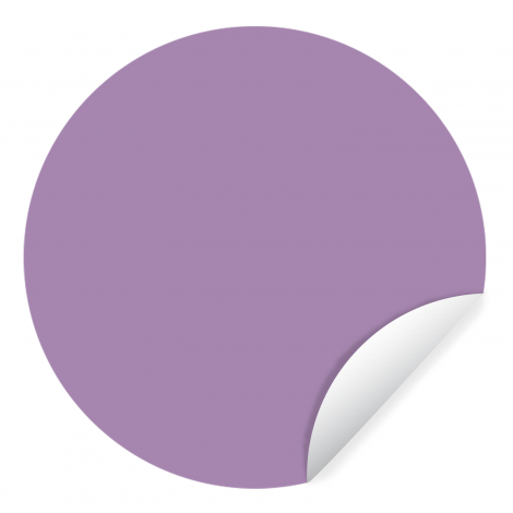 Runde Tapete - Innenbereich - Violett - Farben - Farbe - Einfarbig