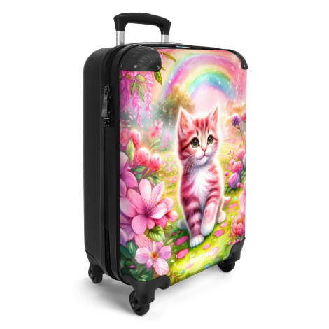 Koffer - Roze regenboogkatje-2
