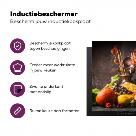 Inductiebeschermer - Groente - Fruit - Rustiek - Tafel-3
