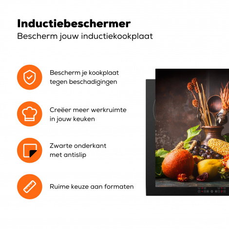Inductiebeschermer - Groente - Fruit - Rustiek - Tafel-3