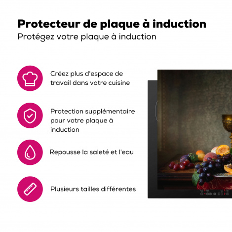 Protège-plaque à induction - Rustique - Table - Fruit - Nature morte - Coupe-3