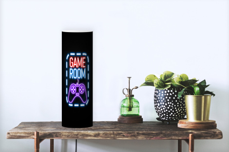 Kinderlamp - Neon - Quotes - Game room - Controller - Zwart-thumbnail-3