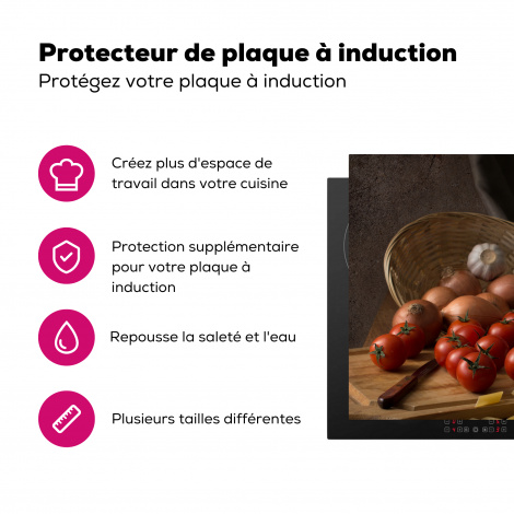 Protège-plaque à induction - Planche à découper - Légume - Nature morte - Pasta - Out - Tomate - Planche à découper-3