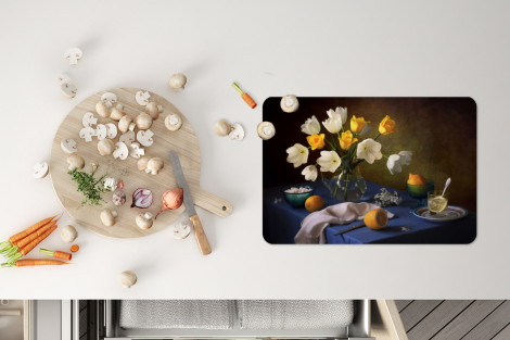Premium placemats (6 stuks) - Stilleven - Kleuren - Tafel - 45x30 cm-4