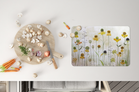 Premium placemats (6 stuks) - Stilleven - Olieverf - Planten - 45x30 cm-4