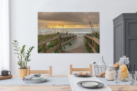 Canvas schilderij - Strand - Zee - Duin - Pad-thumbnail-4