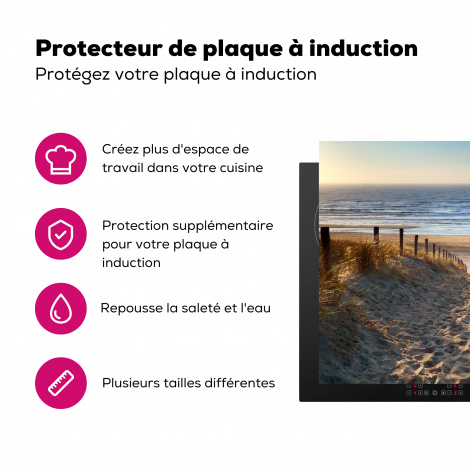 Protège-plaque à induction - Plage - Mer - Pays-Bas - Dunes - Soleil-3