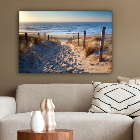 Leinwandbild - Strand - Meer - Niederlande-2